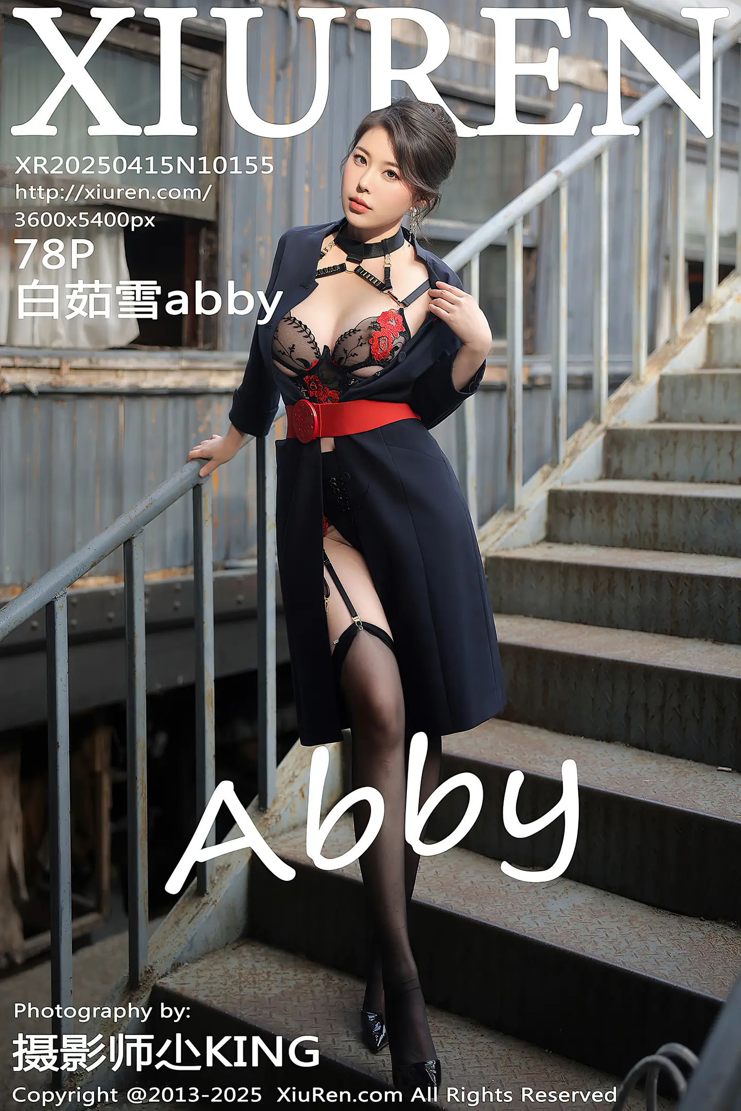 [XiuRen秀人网]No.10155_模特白茹雪abby性感黑色情趣内衣配黑丝吊袜秀丰腴身材诱惑写真78P-秀人网 - XiuRen.Space